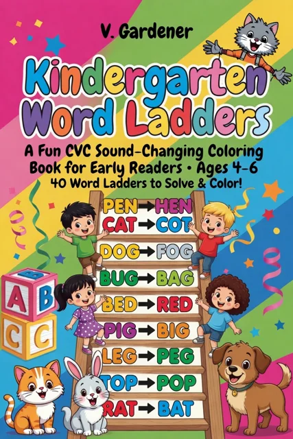 Kindergarten Word Ladders cover