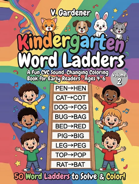 Kindergarten Word Ladders, Volume 2 cover